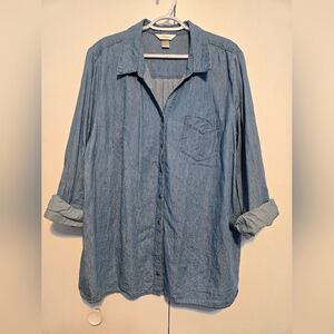 CJ Bank's Blue Denim Shirt‎